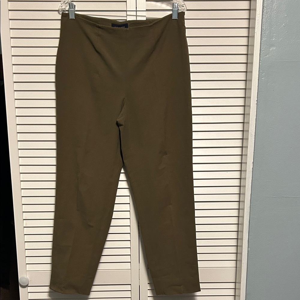 Piazza Sempione Khaki Ankle Pants